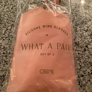 NWT Odeme Silicone Wine Glasses